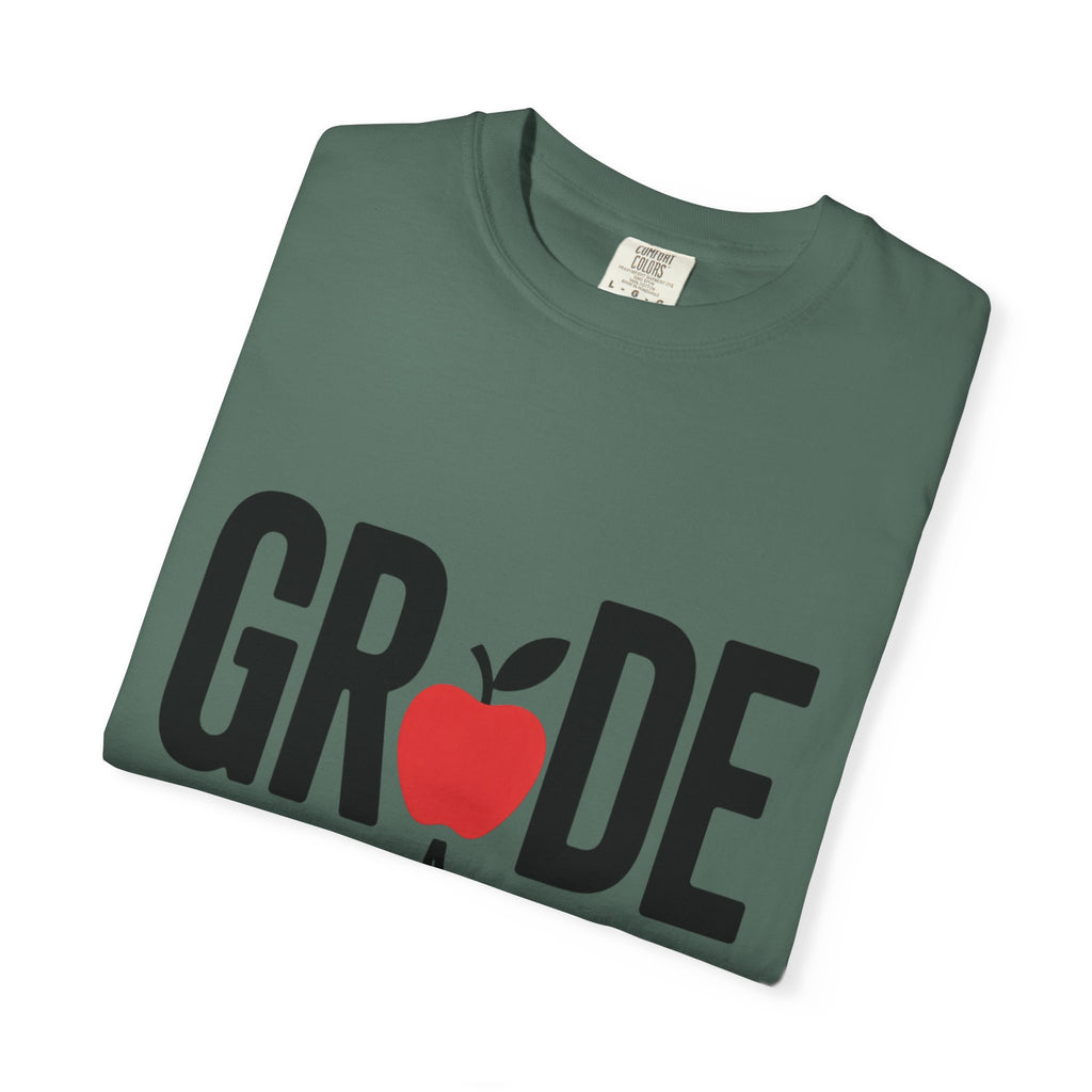 Grade A Teacher Shirt, Funny Apple Teacher T-Shirt, Cute Teacher Appreciation Gift, Back to School Tee for Teacher