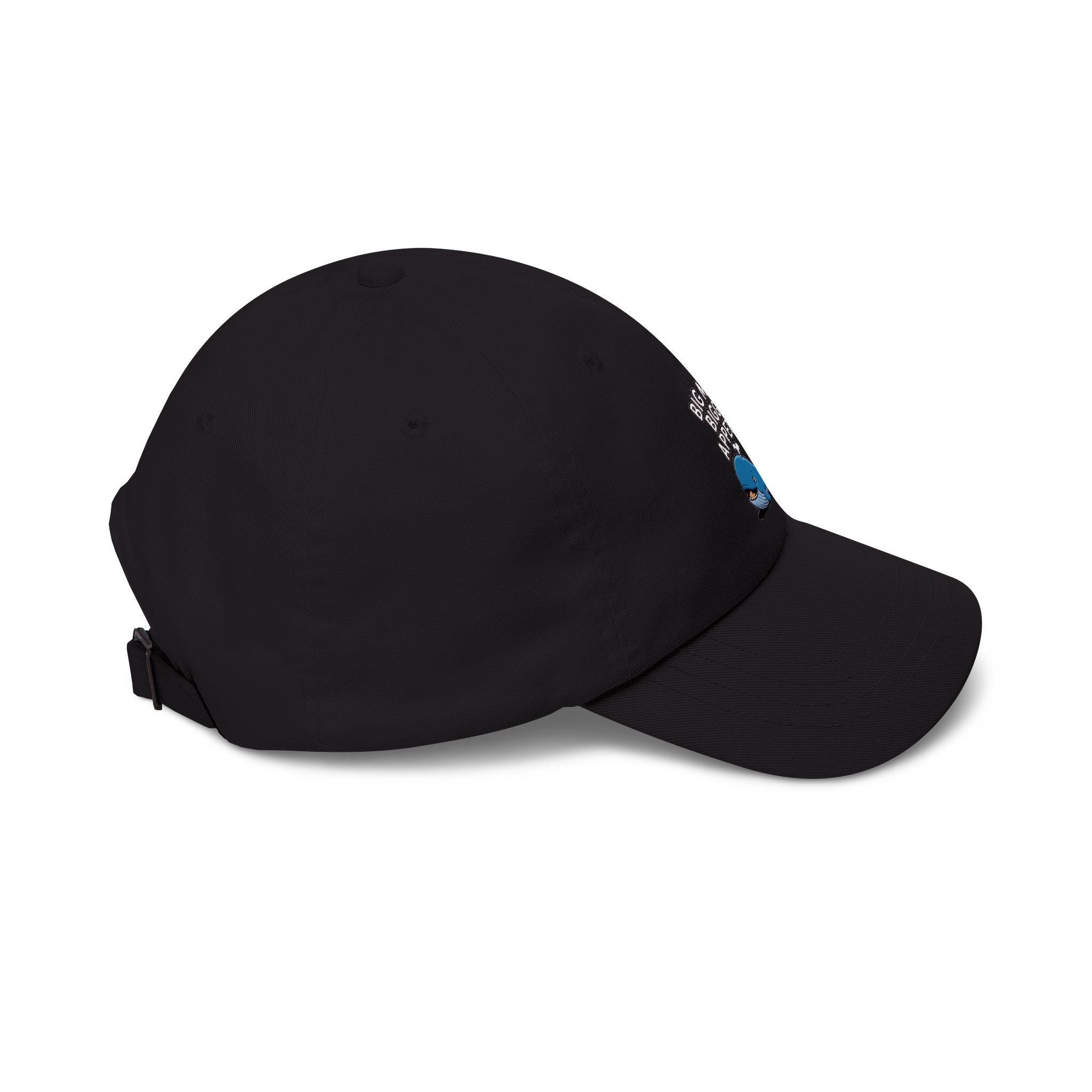 Whale Big Mood Dad Hat, Funny Snack Lover Embroidered Cap, Cute Whale Dad Cap, Big Mood Bigger Appetite Hat, Foodie Gift