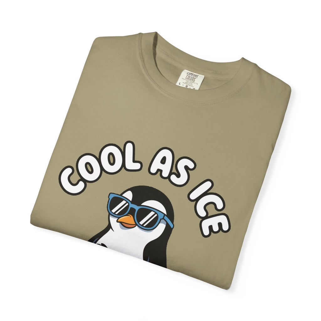 Cool As Ice Penguin Shirt, Funny Sunglasses Penguin T-Shirt, Cute Winter Animal Tee, Ice Block Bird Lover Gift