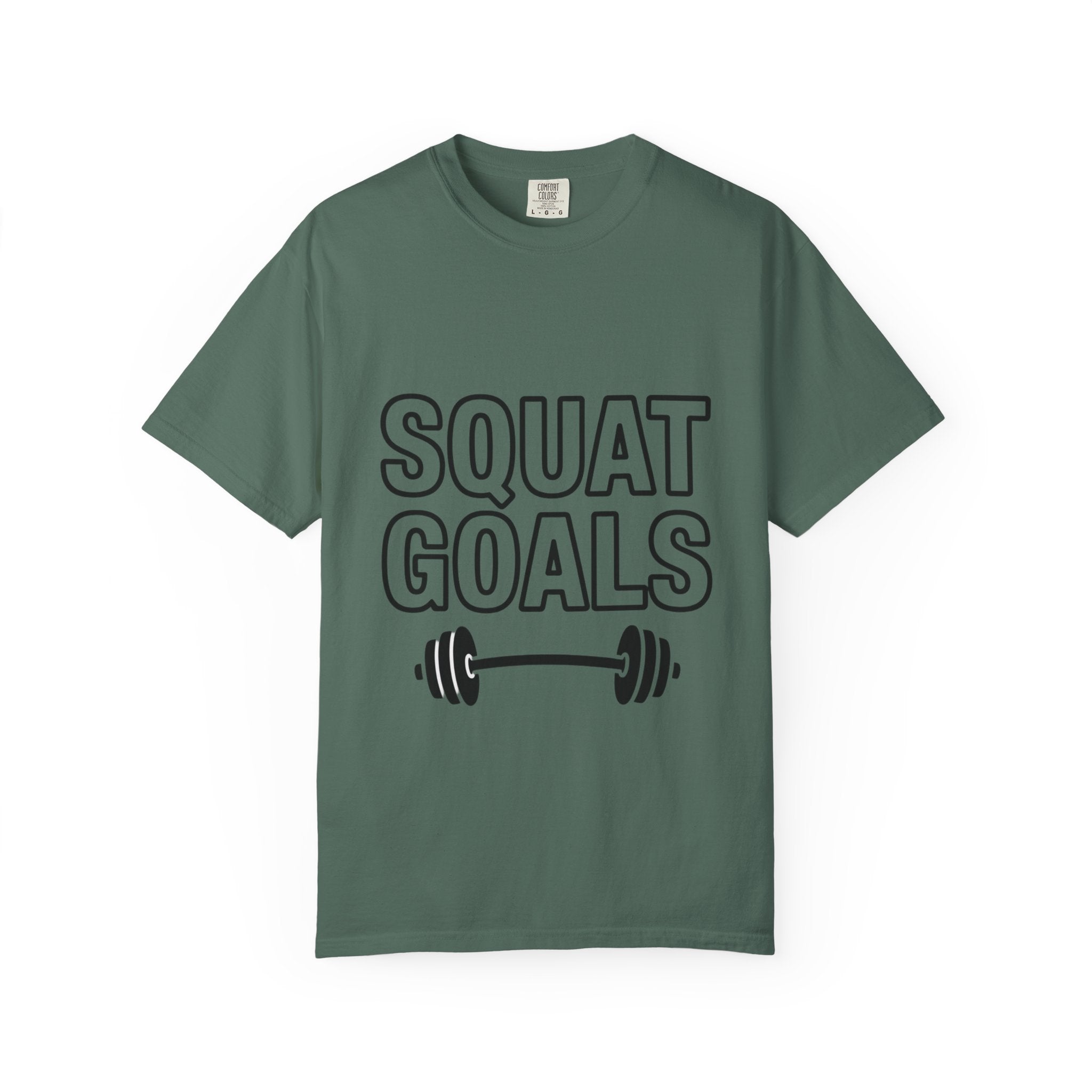 Squat Goals Shirt, Funny Gym T-Shirt, Barbell Workout Tee, Weightlifting Gift, Fitness Motivation Shirt, Squat Day Lover Gift