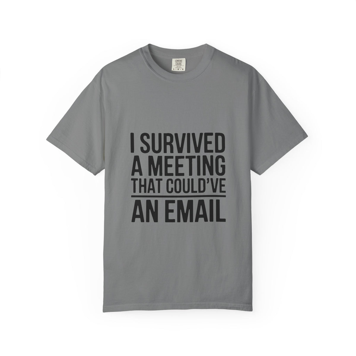 I Survived A Meeting That Could've Been An Email Shirt, Funny Office T-Shirt, Sarcastic Coworker Gift, Corporate Humor Tee