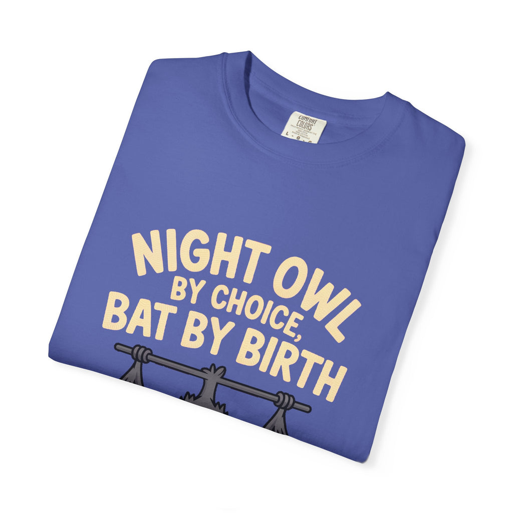 Night Owl By Choice Bat Shirt, Funny Bat T-Shirt, Cute Bat Wearing Sunglasses Tee, Halloween Gift for Night Owls