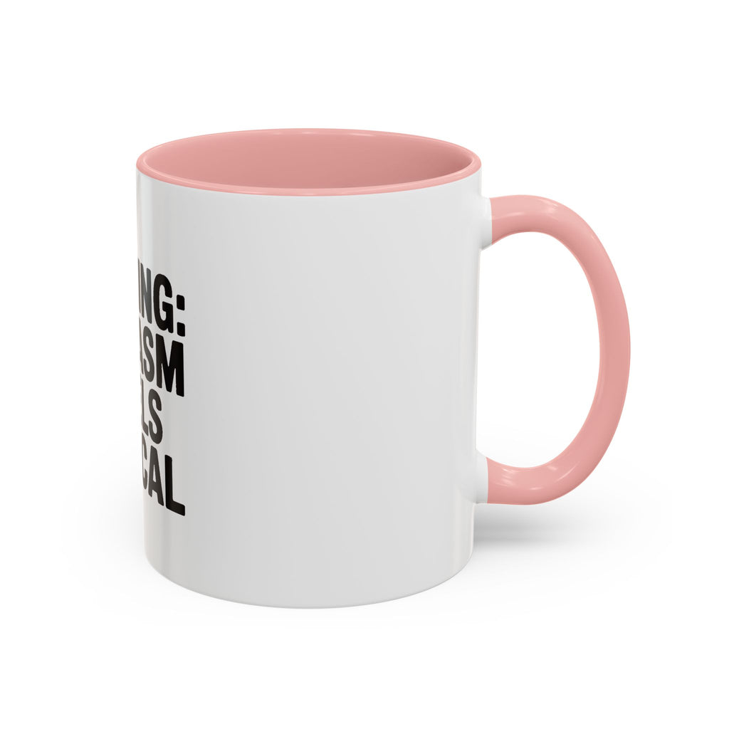 Warning Sarcasm Levels Critical Mug, Funny Sarcastic Coffee Mug, Sarcasm Quote Cup, Coworker Gift, Funny Office Mug