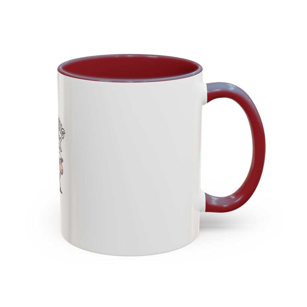 Funny Sheep Mug, Going With The Flock Coffee Mug, Cute Cartoon Sheep Gift, Sarcastic Farm Animal Mug, Funny Coworker Gift Cup