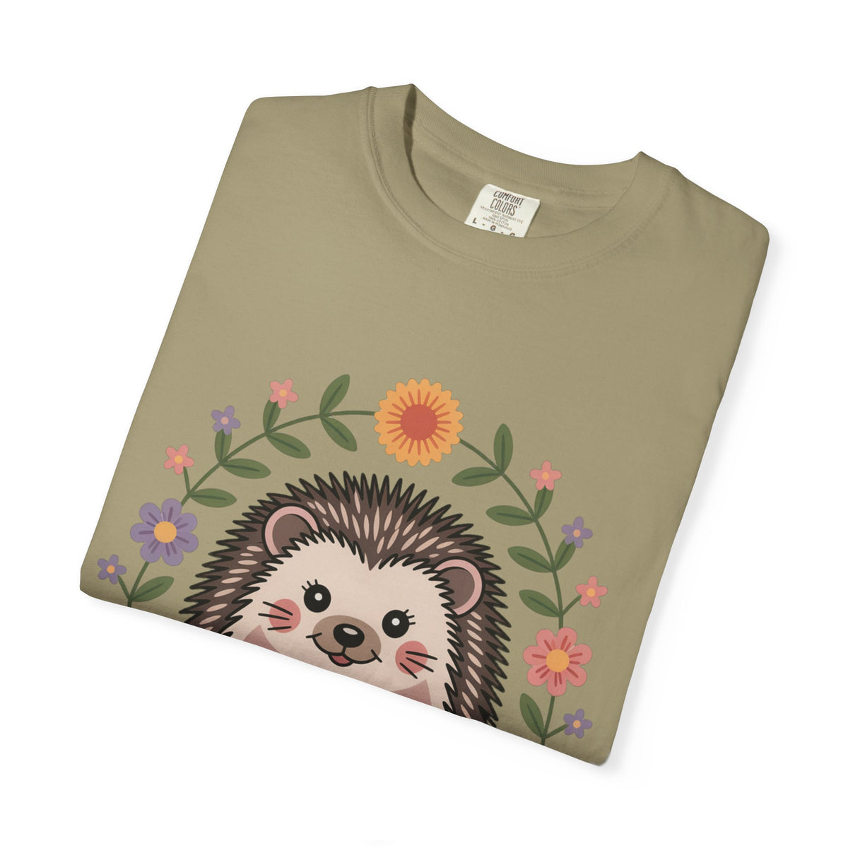 Floral Hedgehog T-Shirt