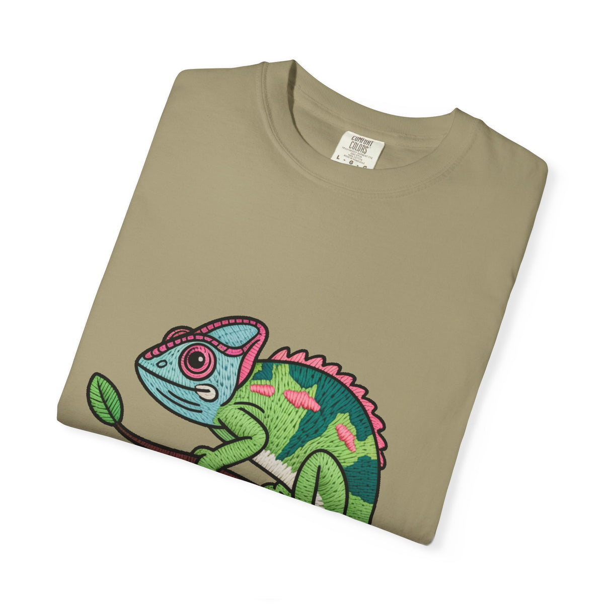 Cute Chameleon Shirt, Chameleon On A Branch T-Shirt, Cartoon Reptile Lover Gift, Funny Chameleon Tee
