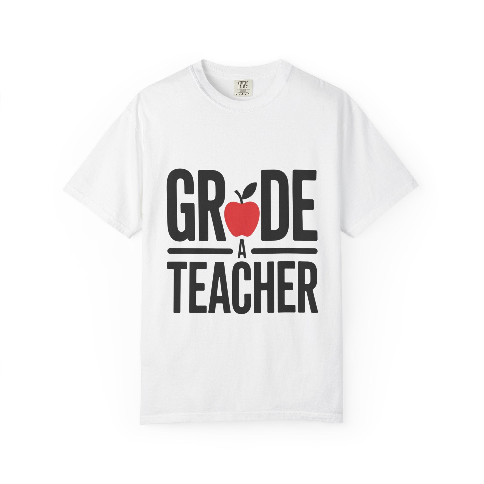 Grade A Teacher Shirt, Funny Apple Teacher T-Shirt, Cute Teacher Appreciation Gift, Back to School Tee for Teacher