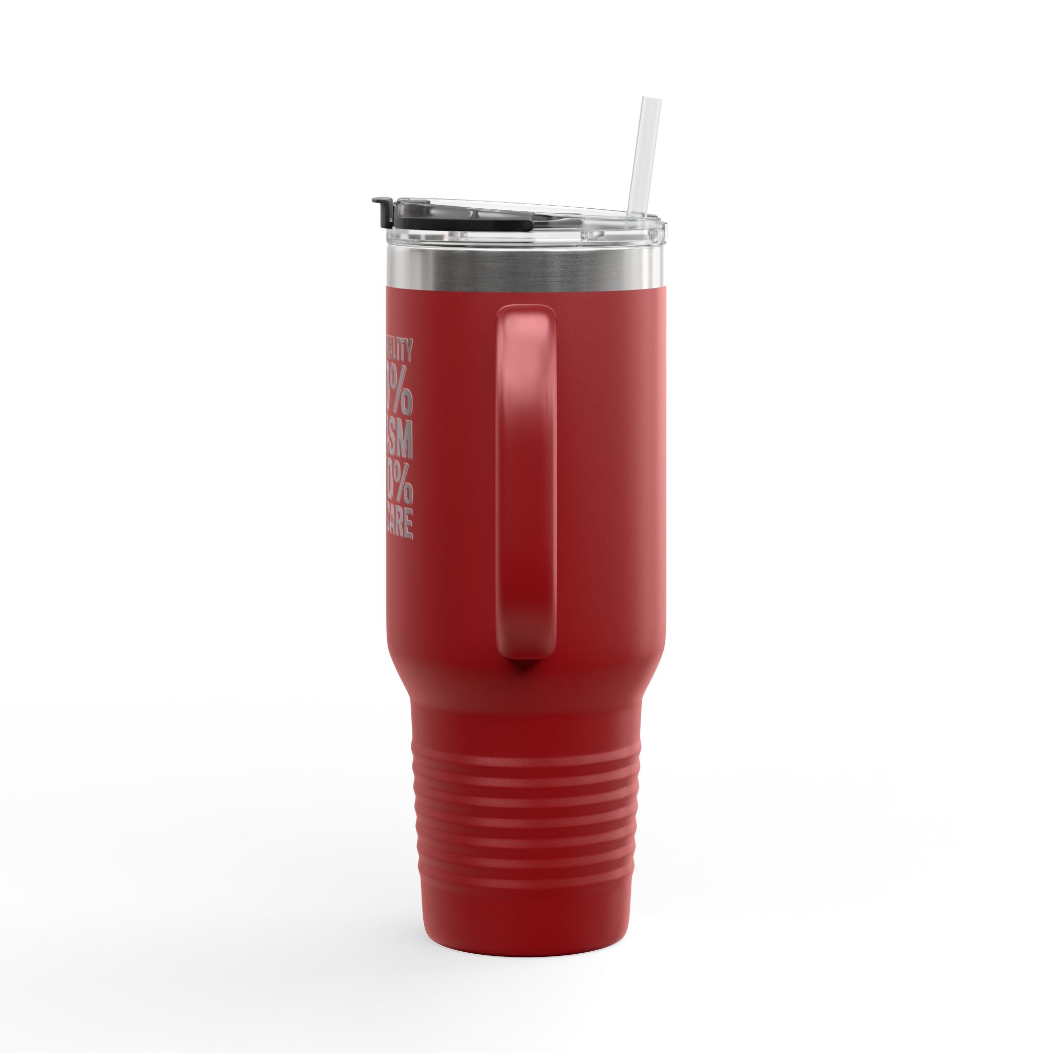 Sarcasm Travel Mug, Funny Personality Quote Tumbler, 90% Sarcasm 10% I Don't Care Gift, Sarcastic Coworker Cup