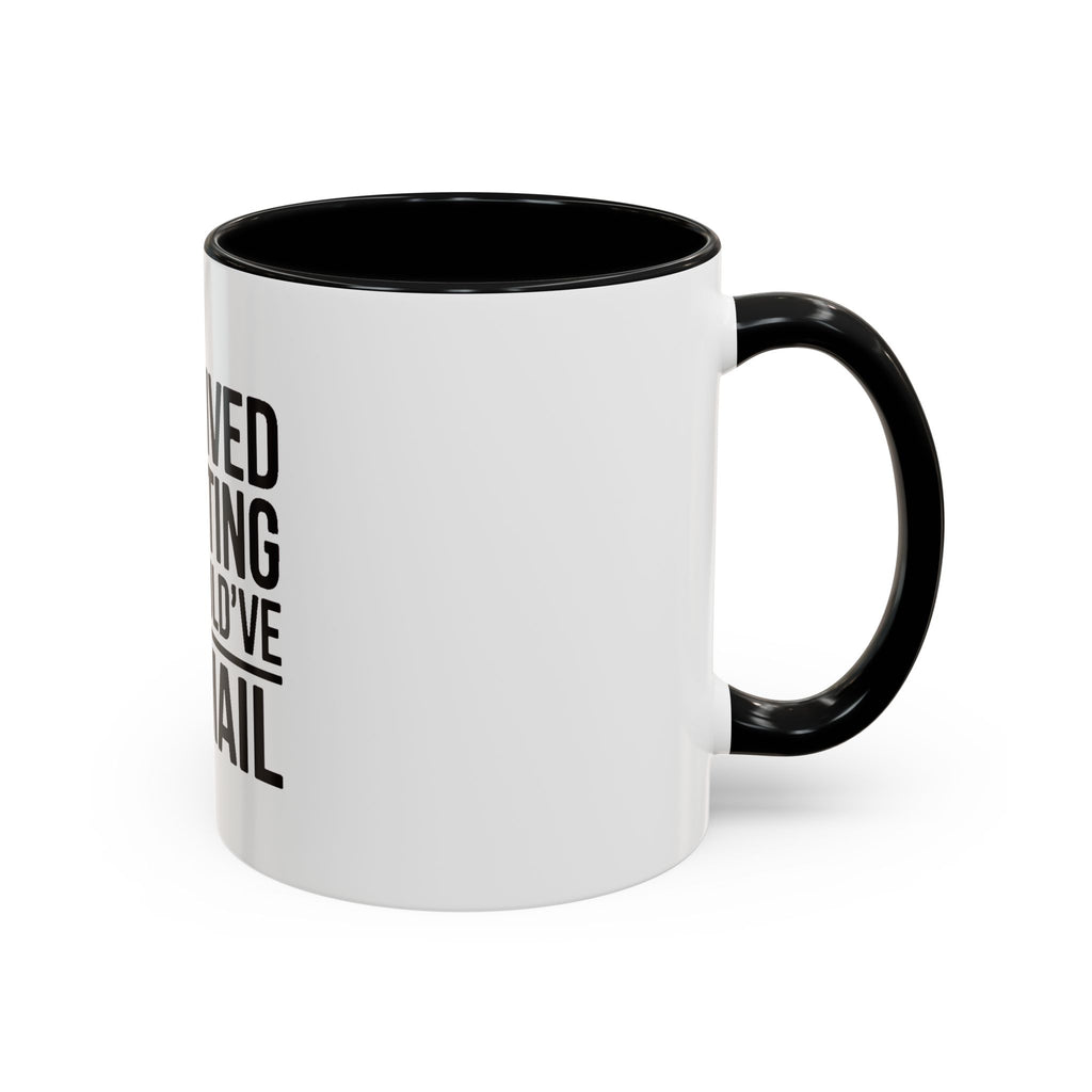 I Survived A Meeting That Could've Been An Email Mug, Funny Office Coffee Mug, Sarcastic Coworker Gift, Corporate Humor Cup