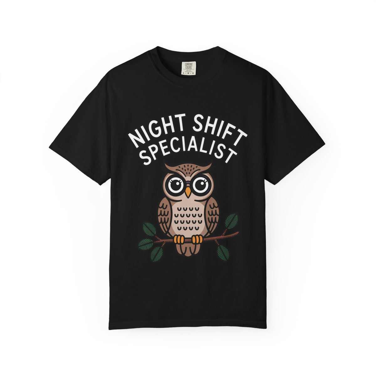 Night Shift Owl Shirt, Funny Night Shift Specialist T-Shirt, Cute Owl With Glasses Tee, Nurse Gift, Night Owl Lover Gift