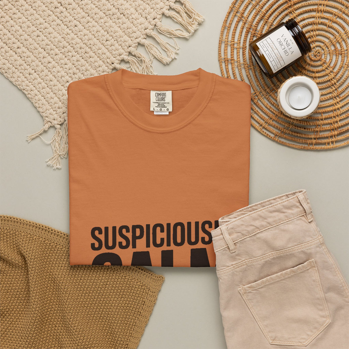 Suspiciously Calm Right Now Shirt, Funny Sarcastic T-Shirt, Bold Typography Tee, Anxiety Humor Shirt, Sarcastic Gift for Him Her