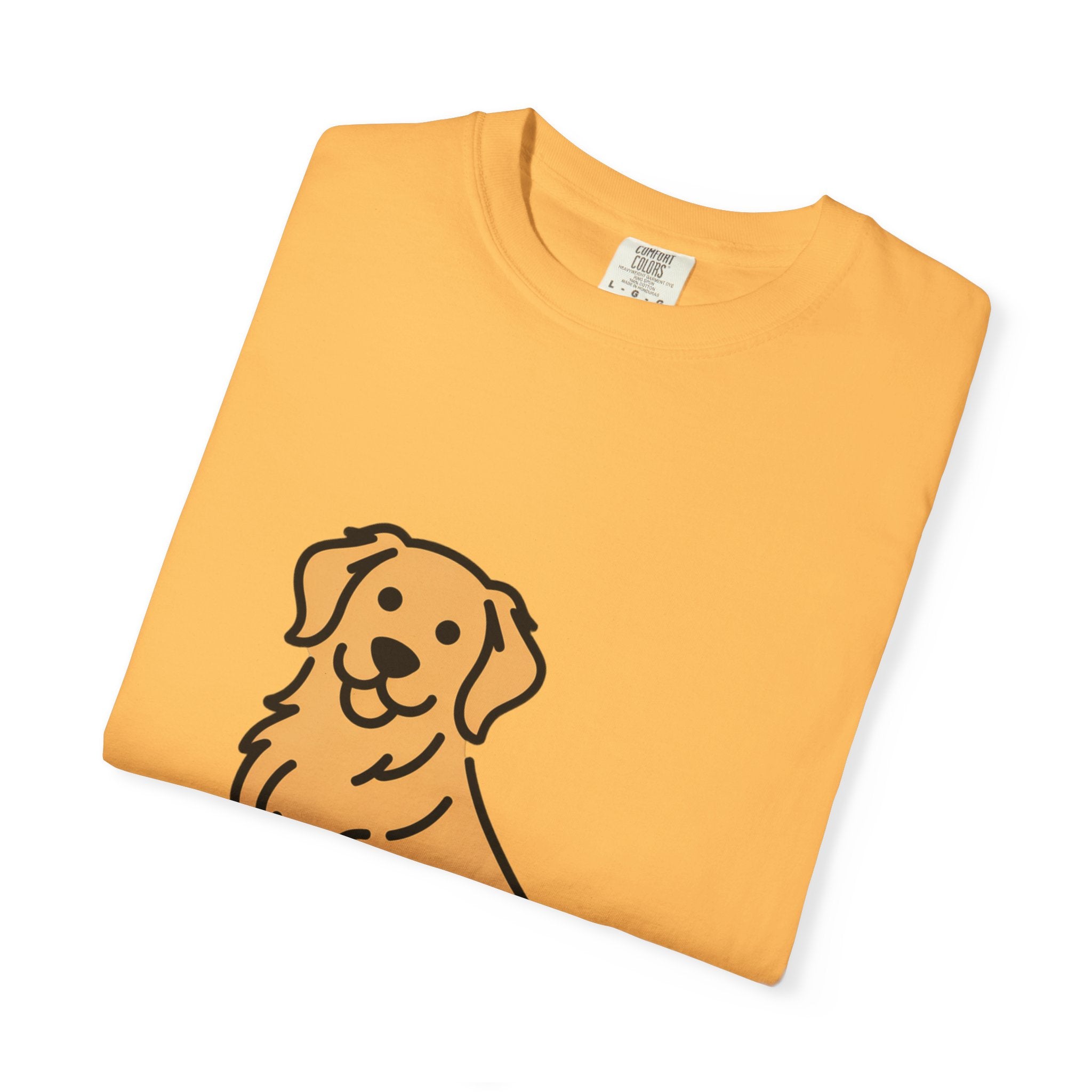 Golden Retriever Shirt, Minimalist Dog Silhouette T-Shirt, Cute Line Art Dog Lover Gift, Retriever Mom Dad Tee