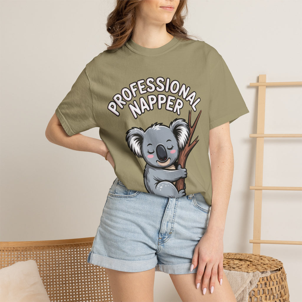 Professional Napper Koala Shirt, Funny Koala T-Shirt, Cute Sleepy Animal Tee, Nap Lover Gift, Cozy Koala Graphic Tee