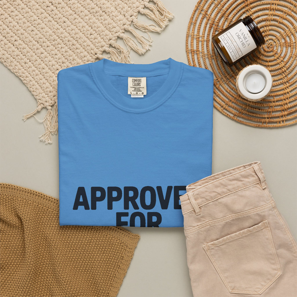 Approved For Chaos Only Shirt, Funny Bold Typography T-Shirt, Sarcastic Quote Tee, Chaotic Energy Shirt Gift