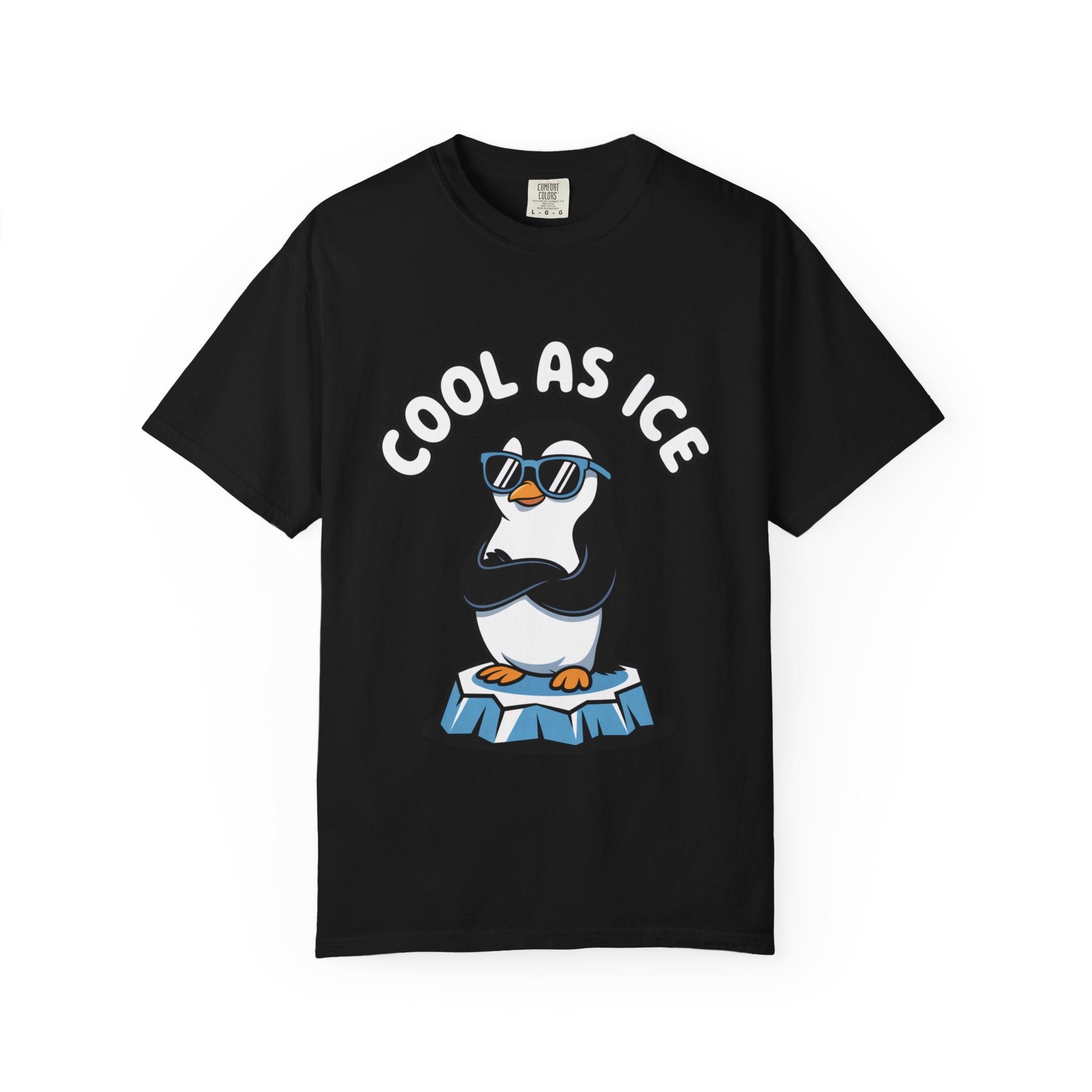 Cool As Ice Penguin Shirt, Funny Sunglasses Penguin T-Shirt, Cute Winter Animal Tee, Ice Block Bird Lover Gift
