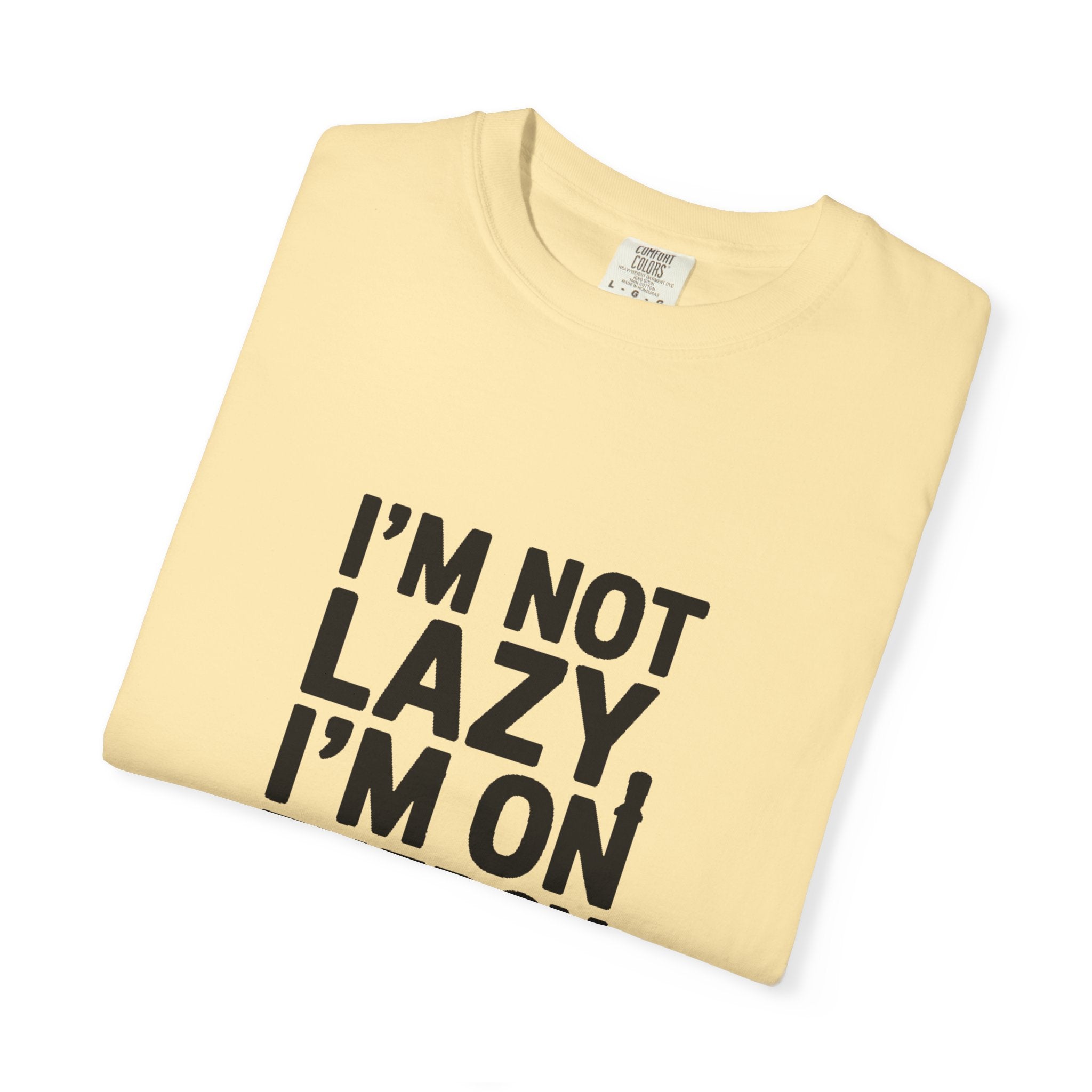 I'm Not Lazy I'm On Energy Saving Mode Shirt, Funny Sarcastic T-Shirt, Lazy Day Tee, Gift for Introvert