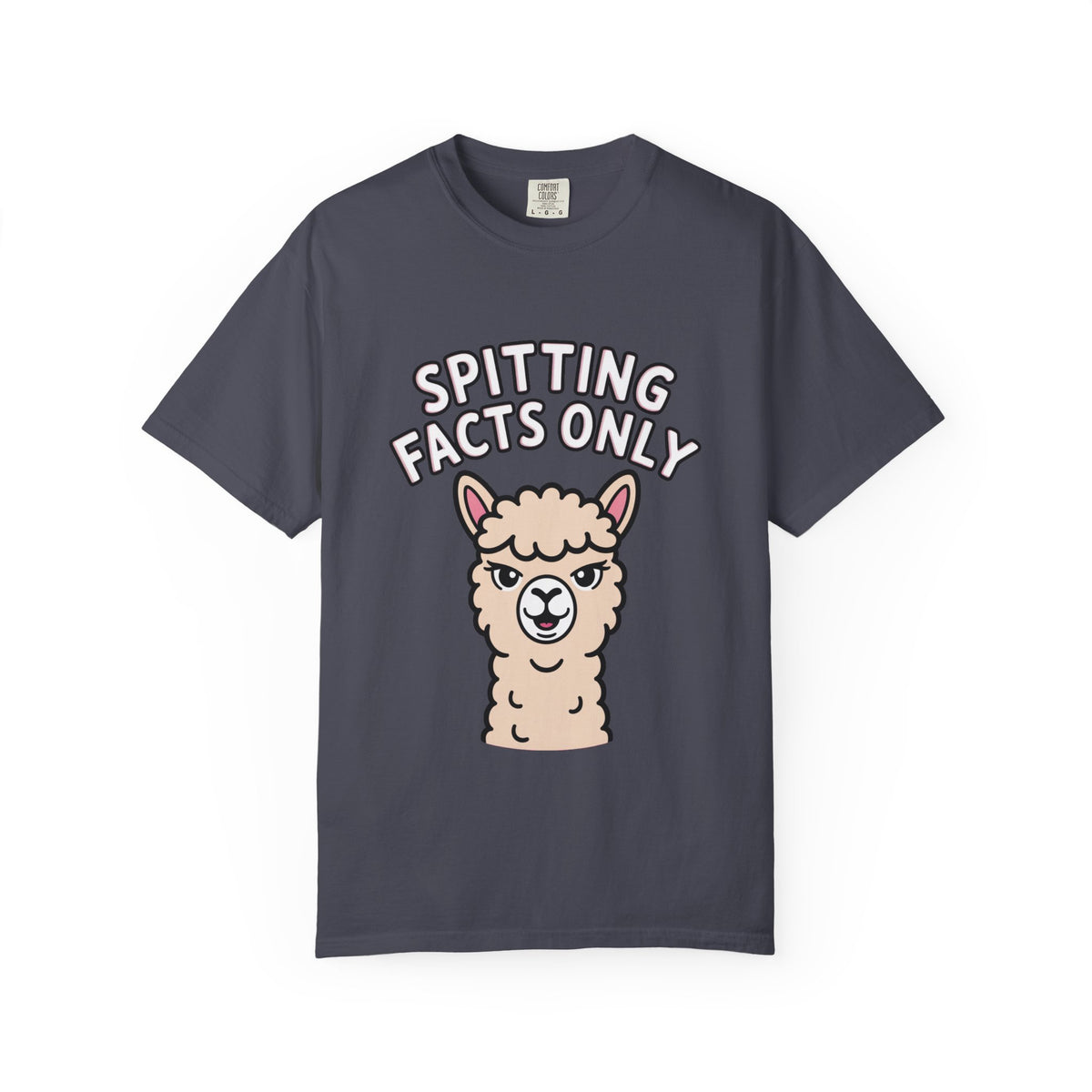 Funny Alpaca Shirt, Spitting Facts Only T-Shirt, Sassy Alpaca Tee, Cute Alpaca Lover Gift, Funny Animal Graphic Shirt