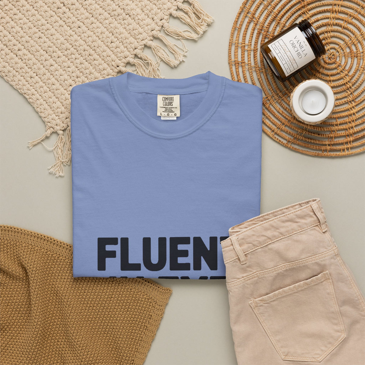 Fluent In Eye Rolls Shirt, Funny Sarcastic T-Shirt, Bold Typography Tee, Sassy Teen Gift, Snarky Humor Shirt for Her