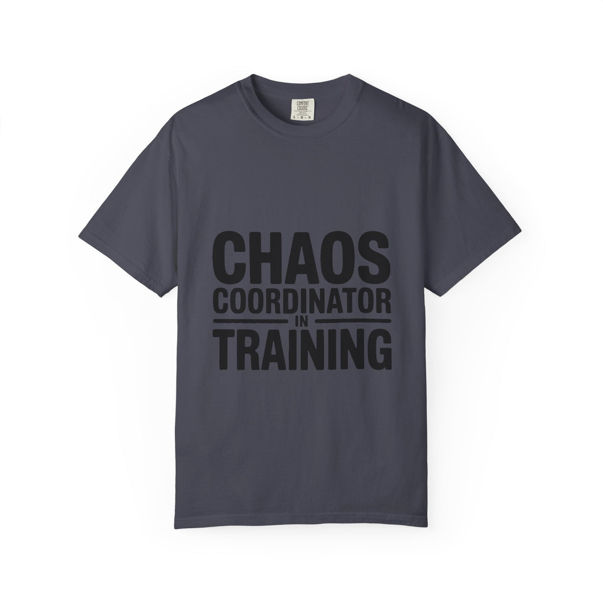 Chaos Coordinator In Training Shirt, Funny Bold Typography Tee, Sarcastic Mom Life T-Shirt, Gift for New Parents or Teachers