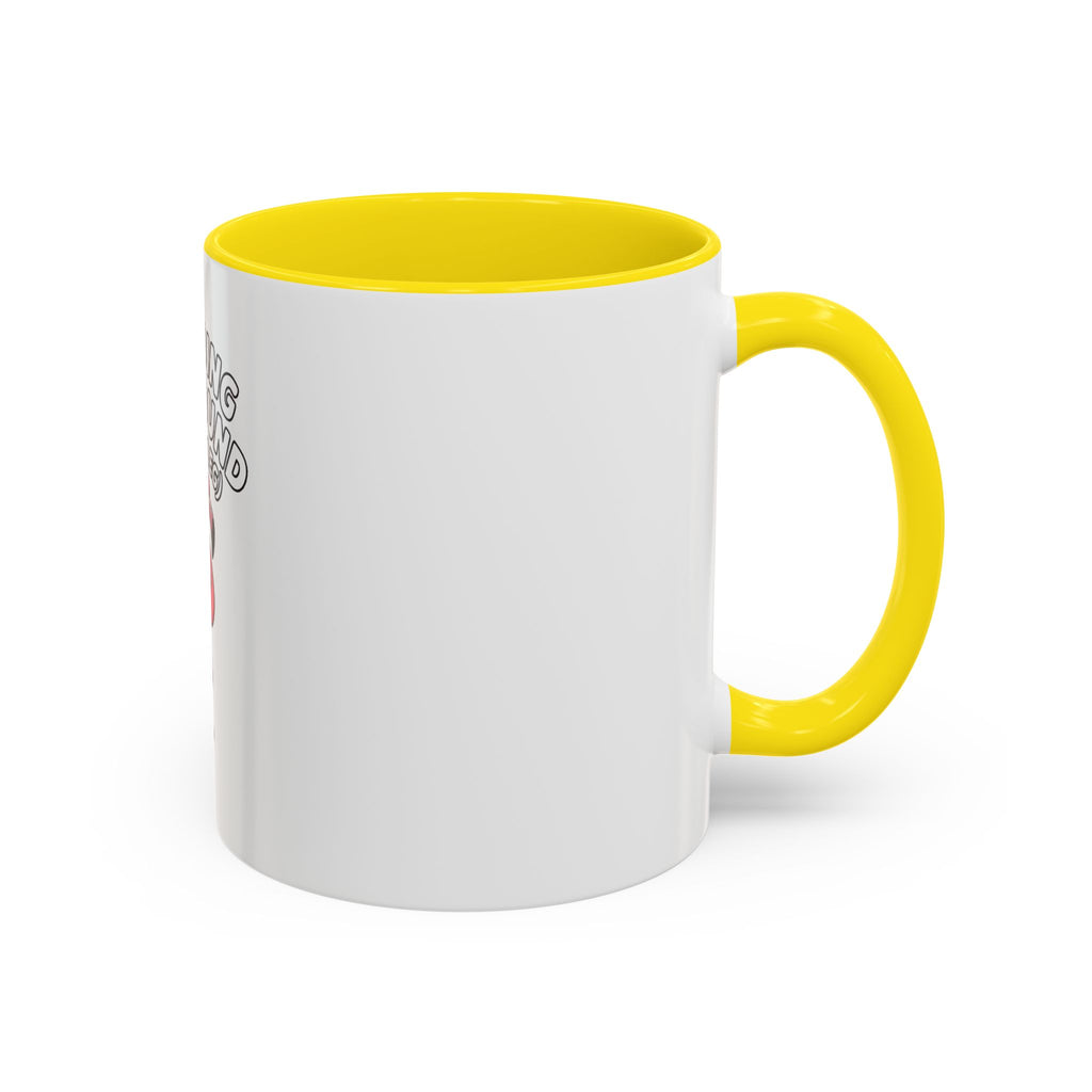 Standing My Ground Flamingo Mug, Funny One Leg Flamingo Coffee Cup, Sassy Bird Lover Gift, Cute Cartoon Flamingo Accent Mug