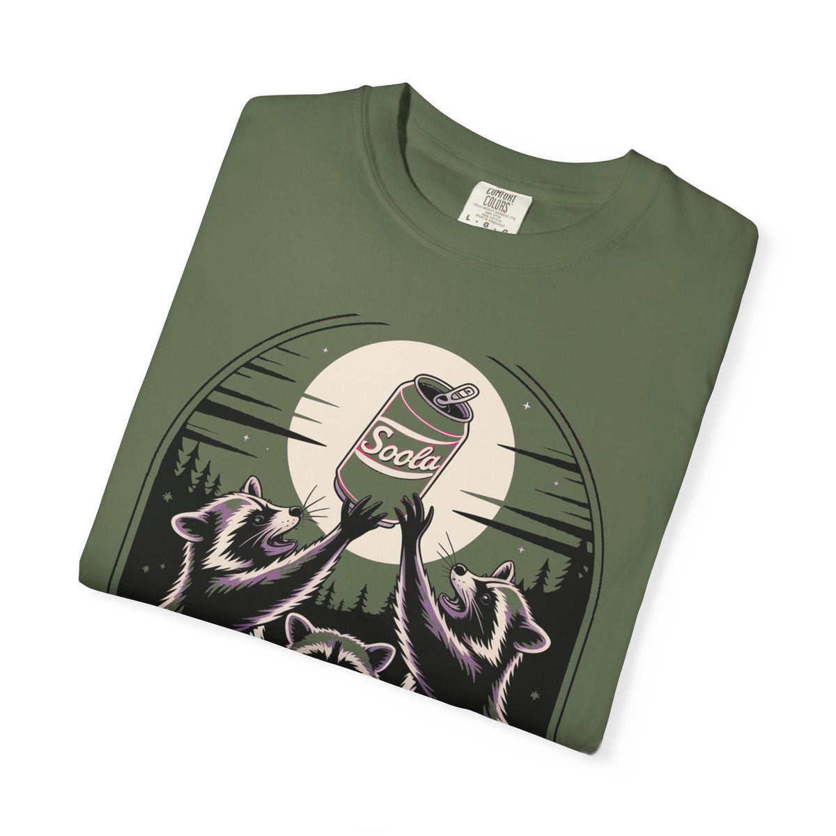 Thirsty For Adventure Raccoons Shirt, Funny Vintage Raccoon T-Shirt, Retro Soda Poster Tee, Camping Gift