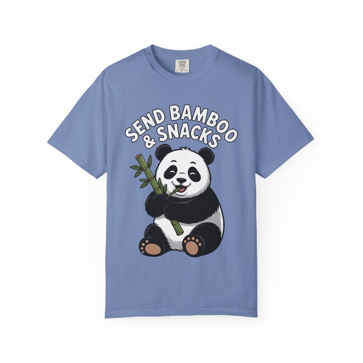 Send Bamboo Panda Shirt, Funny Panda T-Shirt, Cute Bamboo Snacks Tee, Panda Lover Gift, Cartoon Panda Graphic Shirt