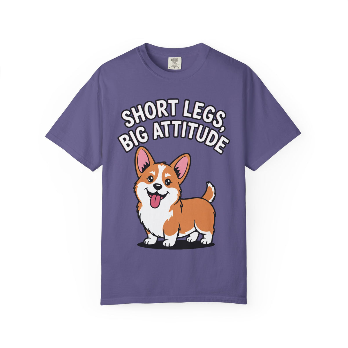 Short Legs Big Attitude Corgi Shirt, Funny Corgi T-Shirt, Cute Dog Lover Gift, Corgi Mom Dad Tee, Sassy Dog Graphic Shirt