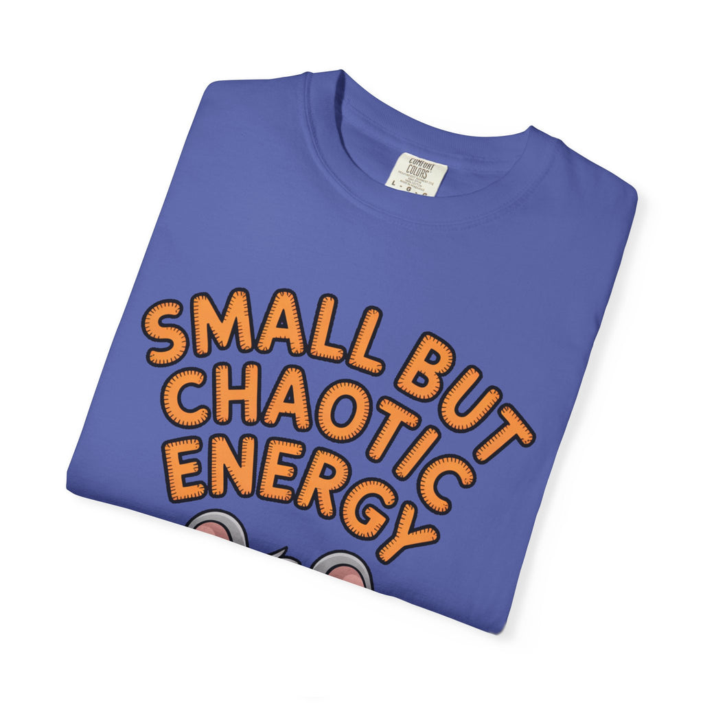 Small But Chaotic Energy Mouse Shirt, Funny Mouse T-Shirt, Cute Cartoon Animal Tee, Sarcastic Gift for Her
