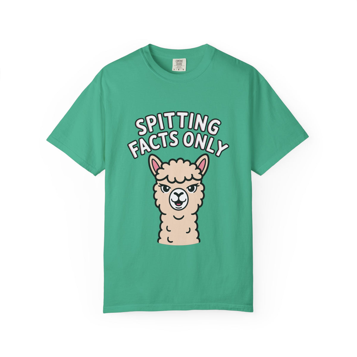 Funny Alpaca Shirt, Spitting Facts Only T-Shirt, Sassy Alpaca Tee, Cute Alpaca Lover Gift, Funny Animal Graphic Shirt