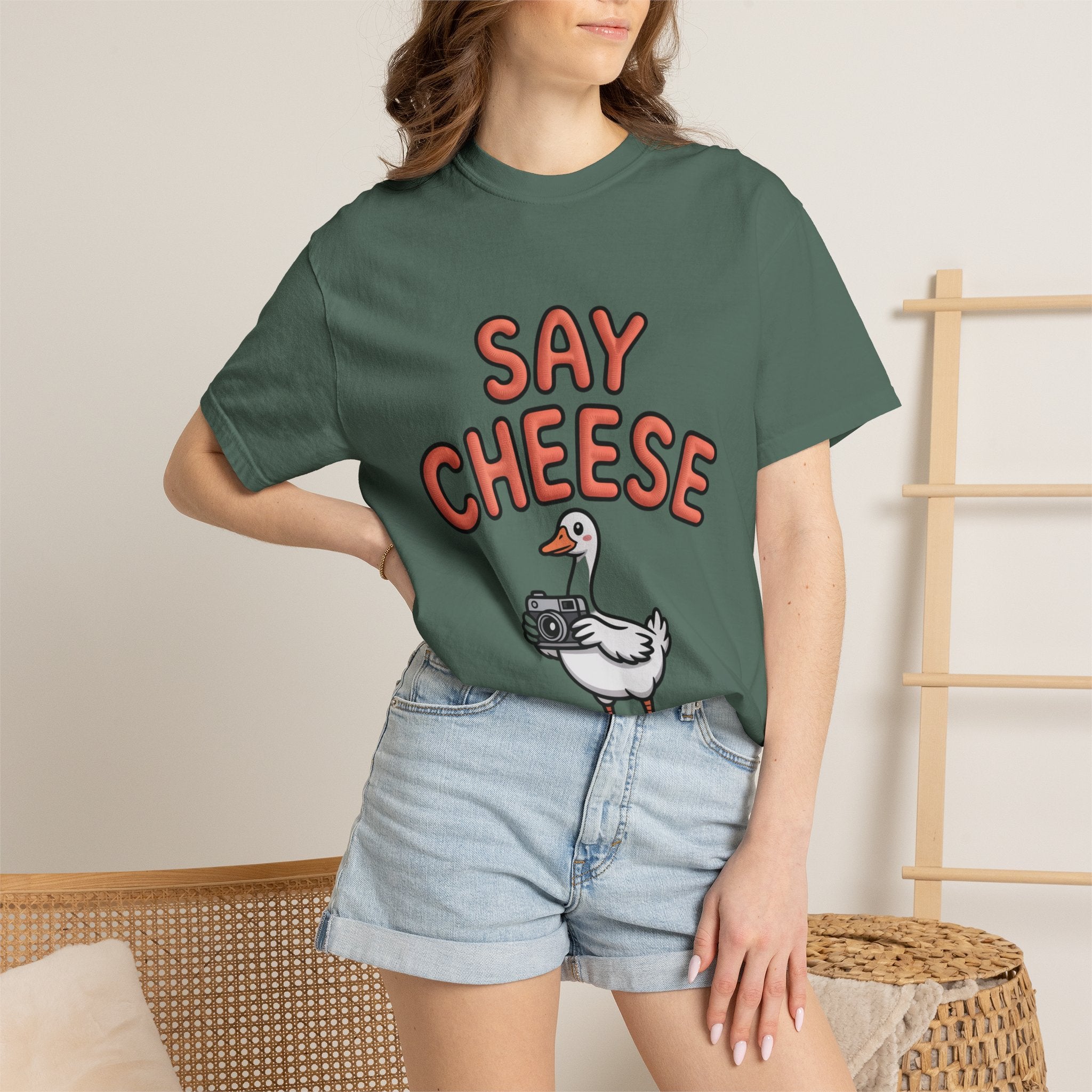 Say Cheese Goose T-Shirt