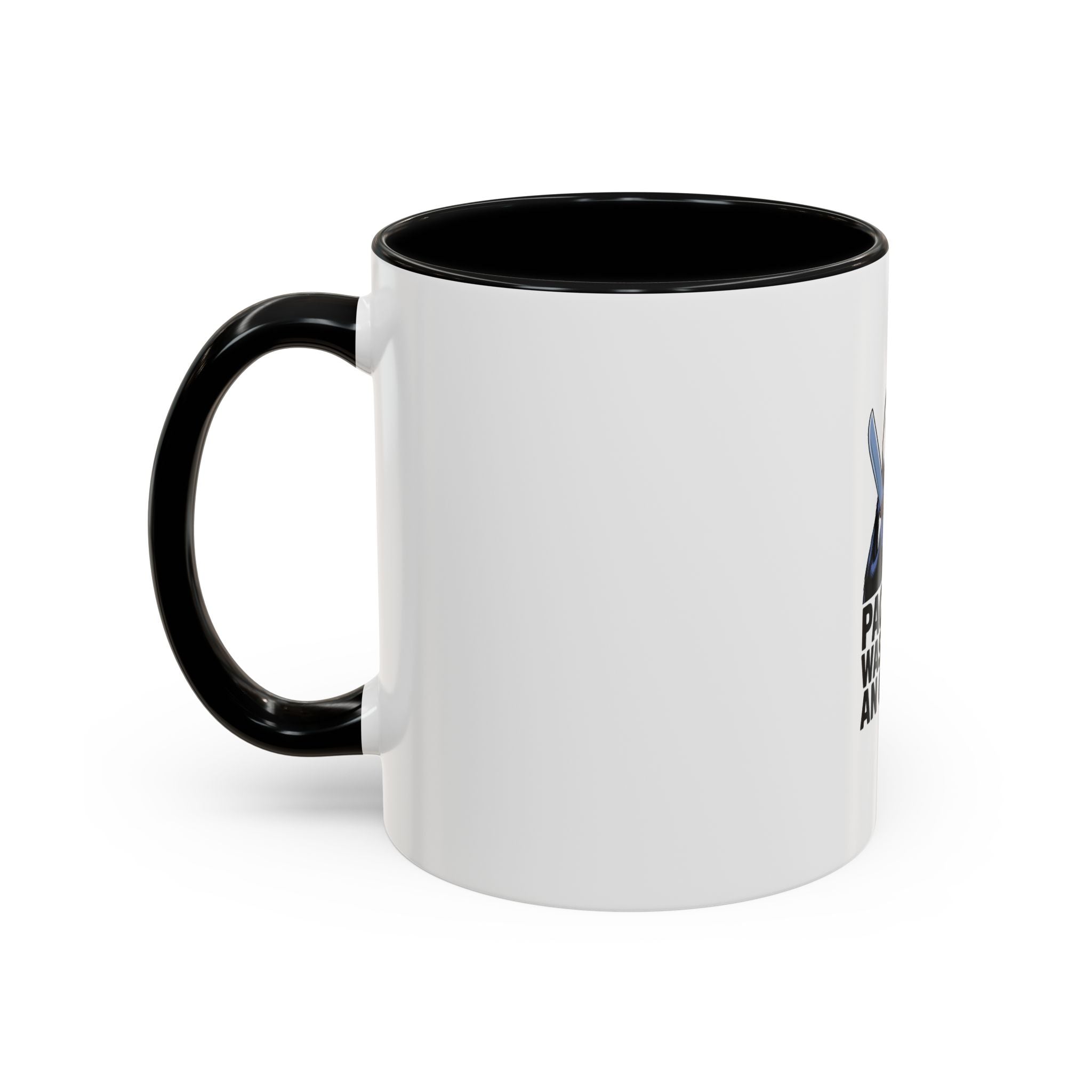 Funny Penguin Mug, Pacifism Was Never An Option, Sarcastic Bird Lover Gift, Vintage Poster Style Coffee Mug, Funny Office Cup