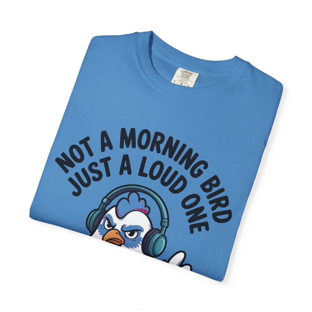 Not A Morning Bird Chicken Shirt, Funny Grumpy Chicken T-Shirt, Sarcastic Bird Lover Gift, Loud Chicken Graphic Tee