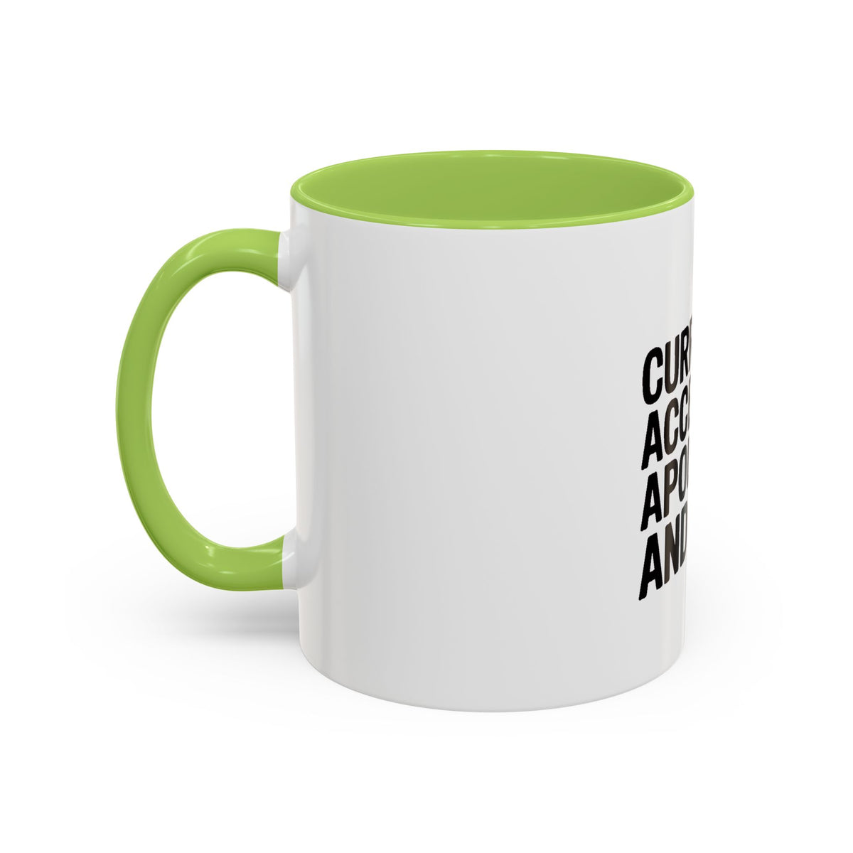 Currently Accepting Apologies And Wine Mug, Funny Sarcastic Coffee Mug, Wine Lover Gift, Bold Typography Mug, Gift For Her