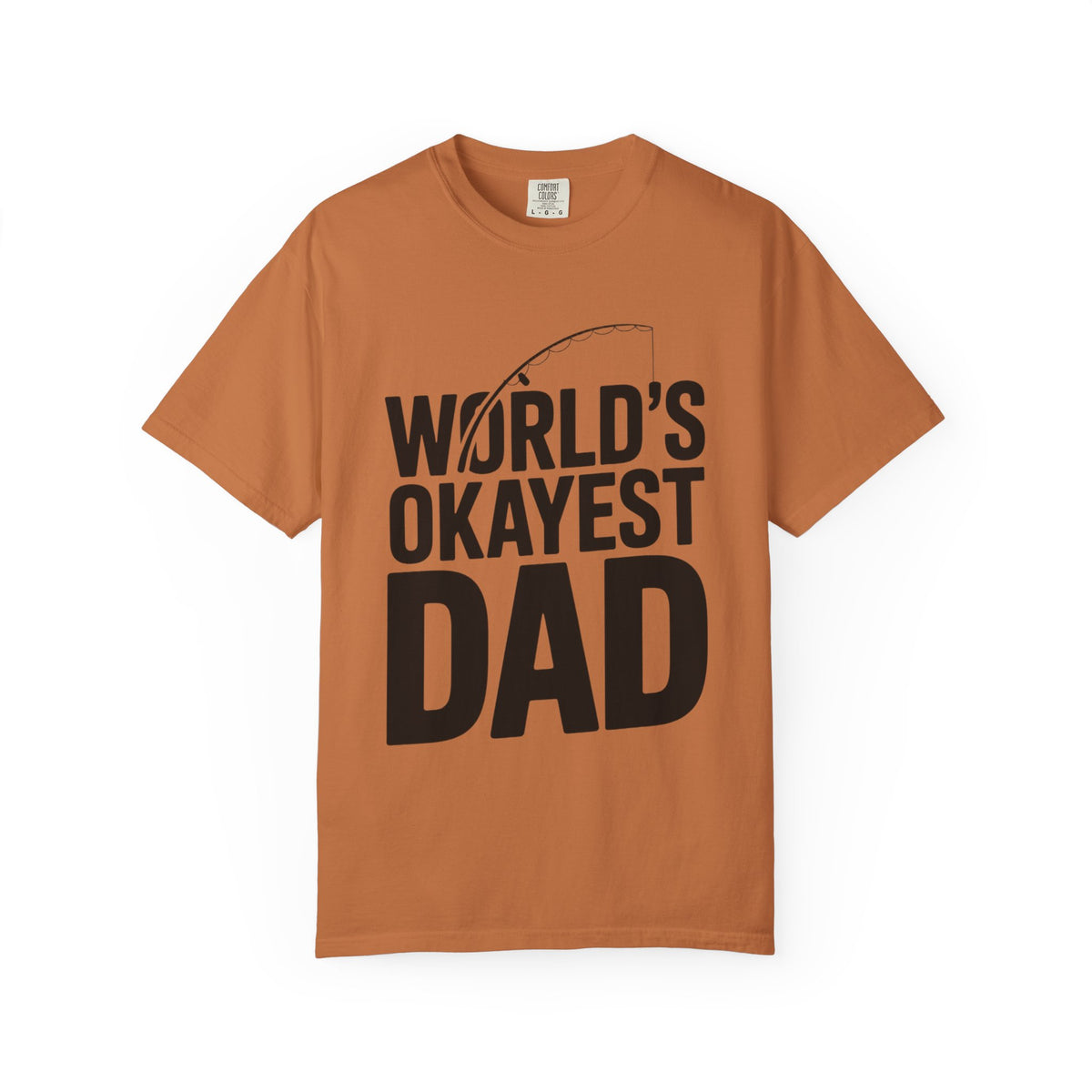 World's Okayest Dad Shirt, Funny Fishing Dad T-Shirt, Fathers Day Gift, Funny Dad Gift From Kids, Sarcastic Dad Tee