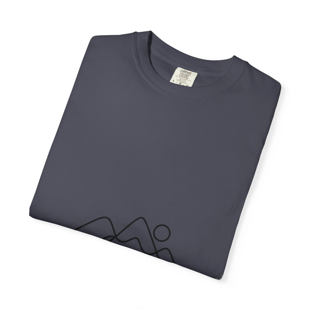 Line Art Mountain Range T-Shirt
