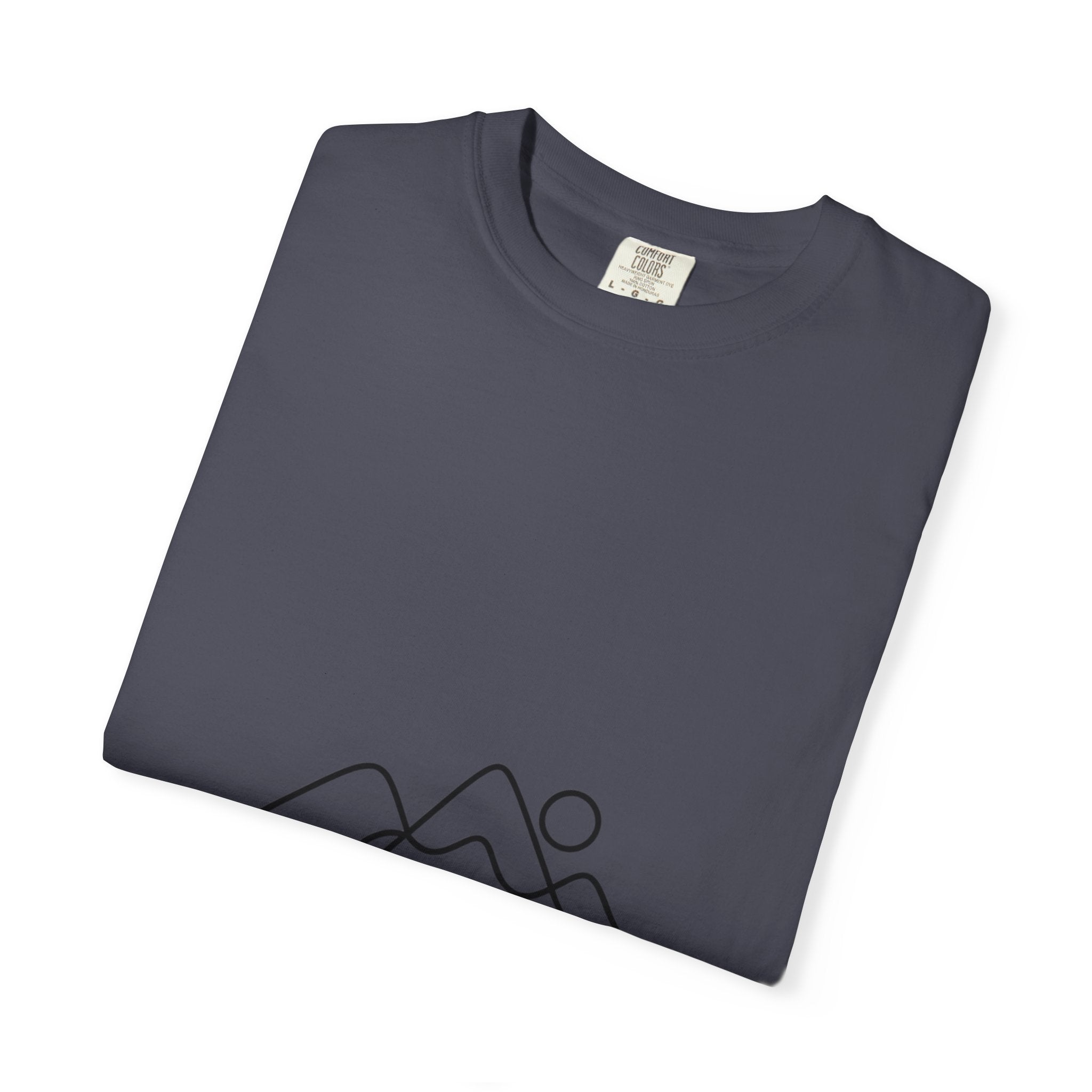 Line Art Mountain Range T-Shirt