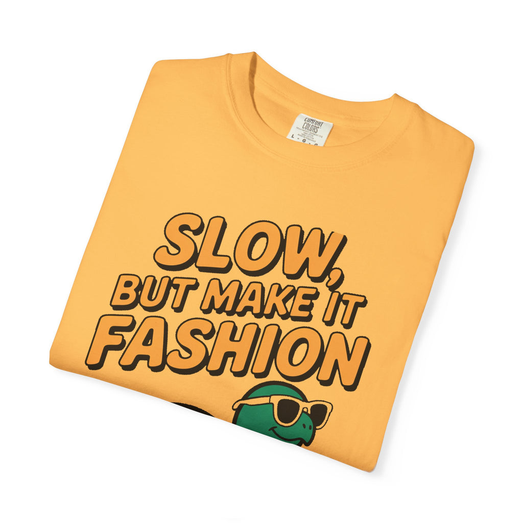 Slow But Fashion Turtle Shirt, Funny Turtle Sunglasses T-Shirt, Cute Turtle Lover Gift, Sarcastic Animal Tee