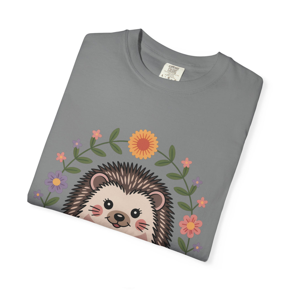 Floral Hedgehog T-Shirt