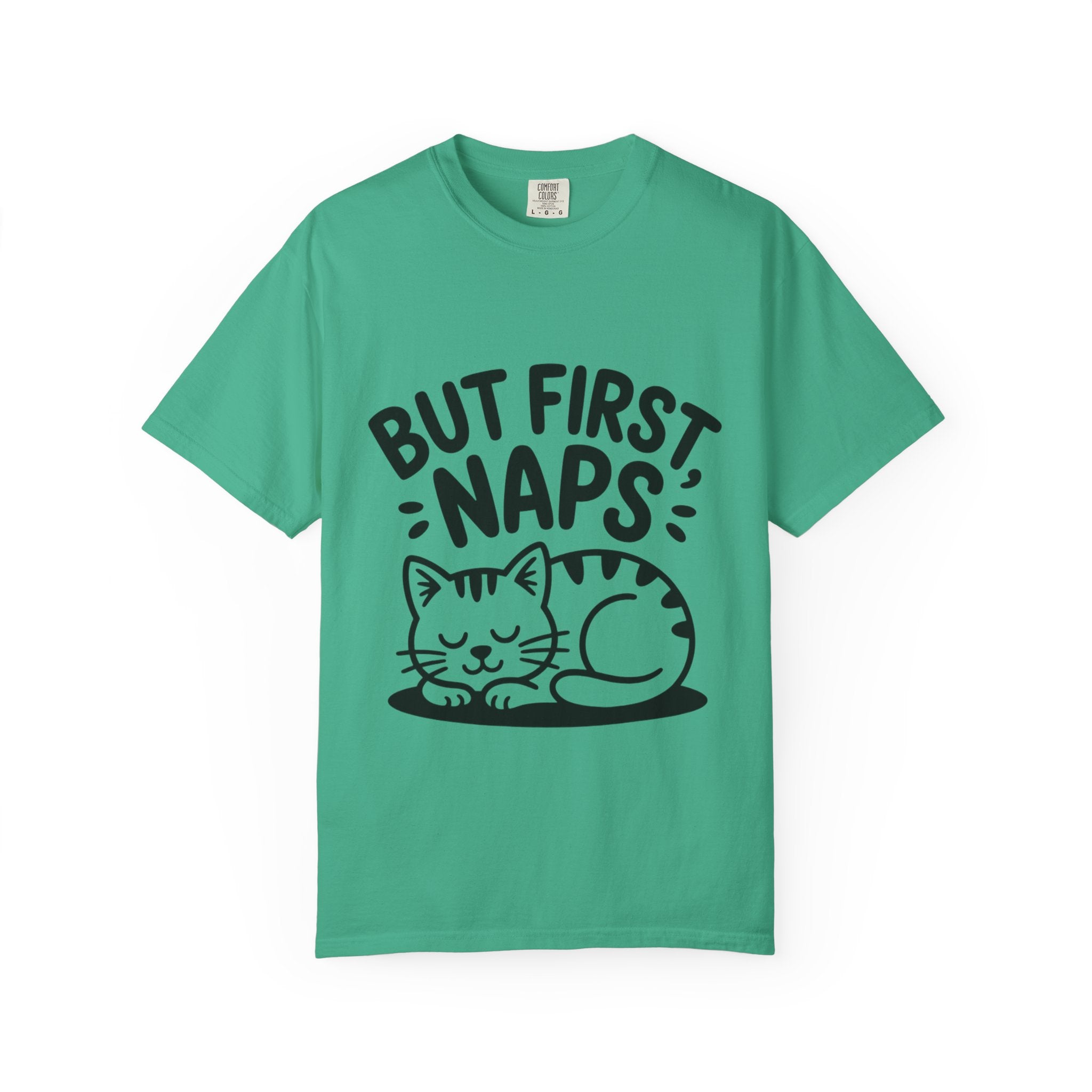 But First Naps Cat Shirt, Funny Sleepy Cat T-Shirt, Cute Napping Kitten Tee, Cat Lover Gift, Nap Lover Shirt