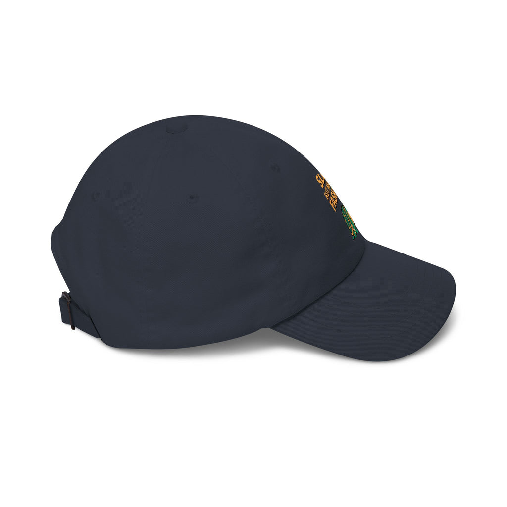 Slow But Fashion Turtle Dad Cap, Funny Sunglasses Turtle Hat, Cute Embroidered Turtle Cap, Sarcastic Animal Lover Gift