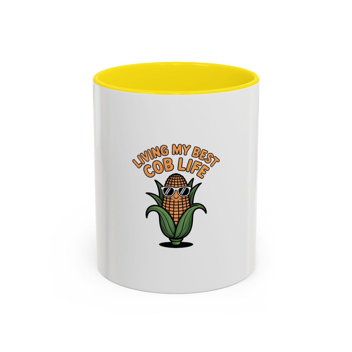 Funny Corn Mug, Living My Best Cob Life Coffee Mug, Cute Vegetable Pun Mug, Corn Lover Gift, Funny Kitchen Cup, Foodie Gift Idea