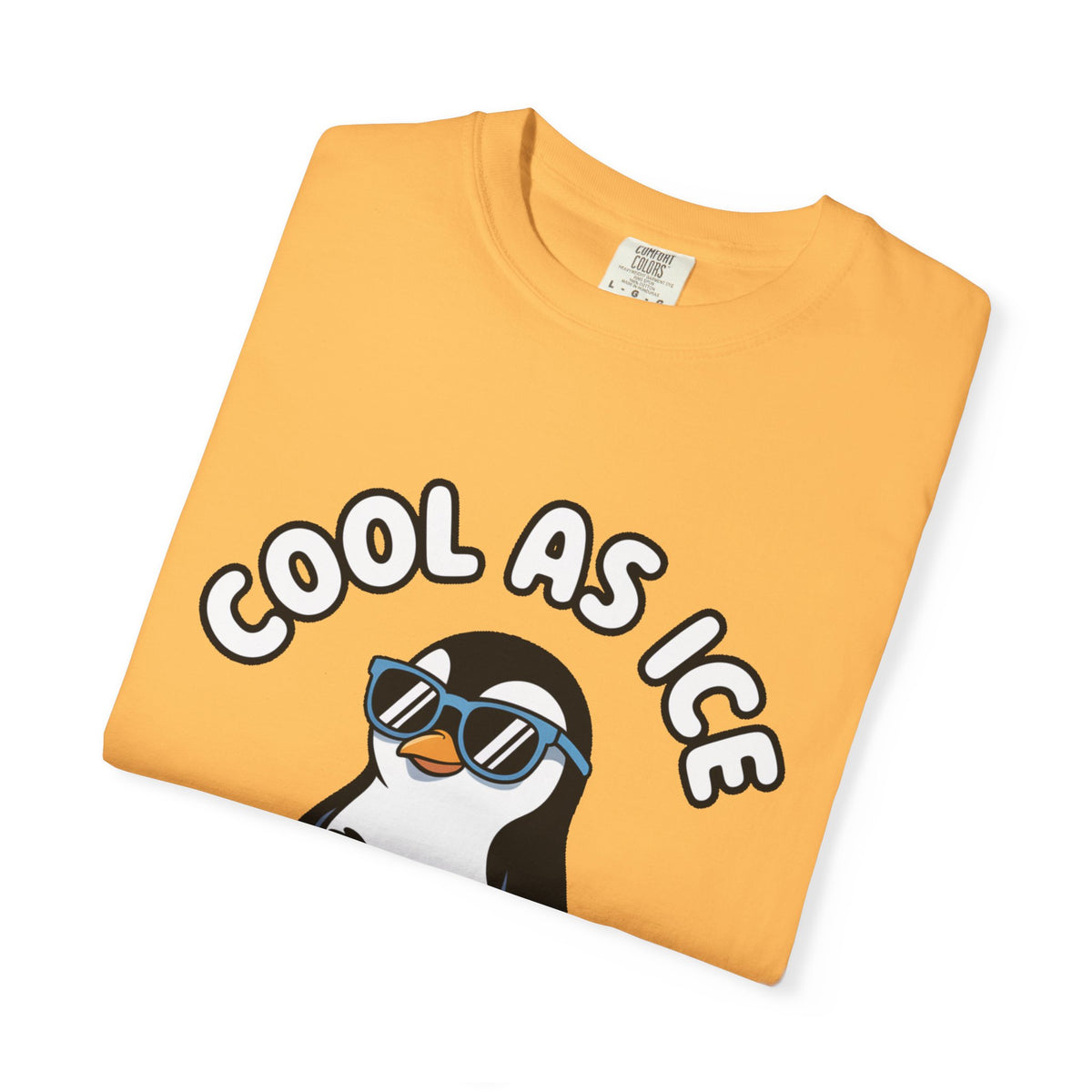 Cool As Ice Penguin Shirt, Funny Sunglasses Penguin T-Shirt, Cute Winter Animal Tee, Ice Block Bird Lover Gift