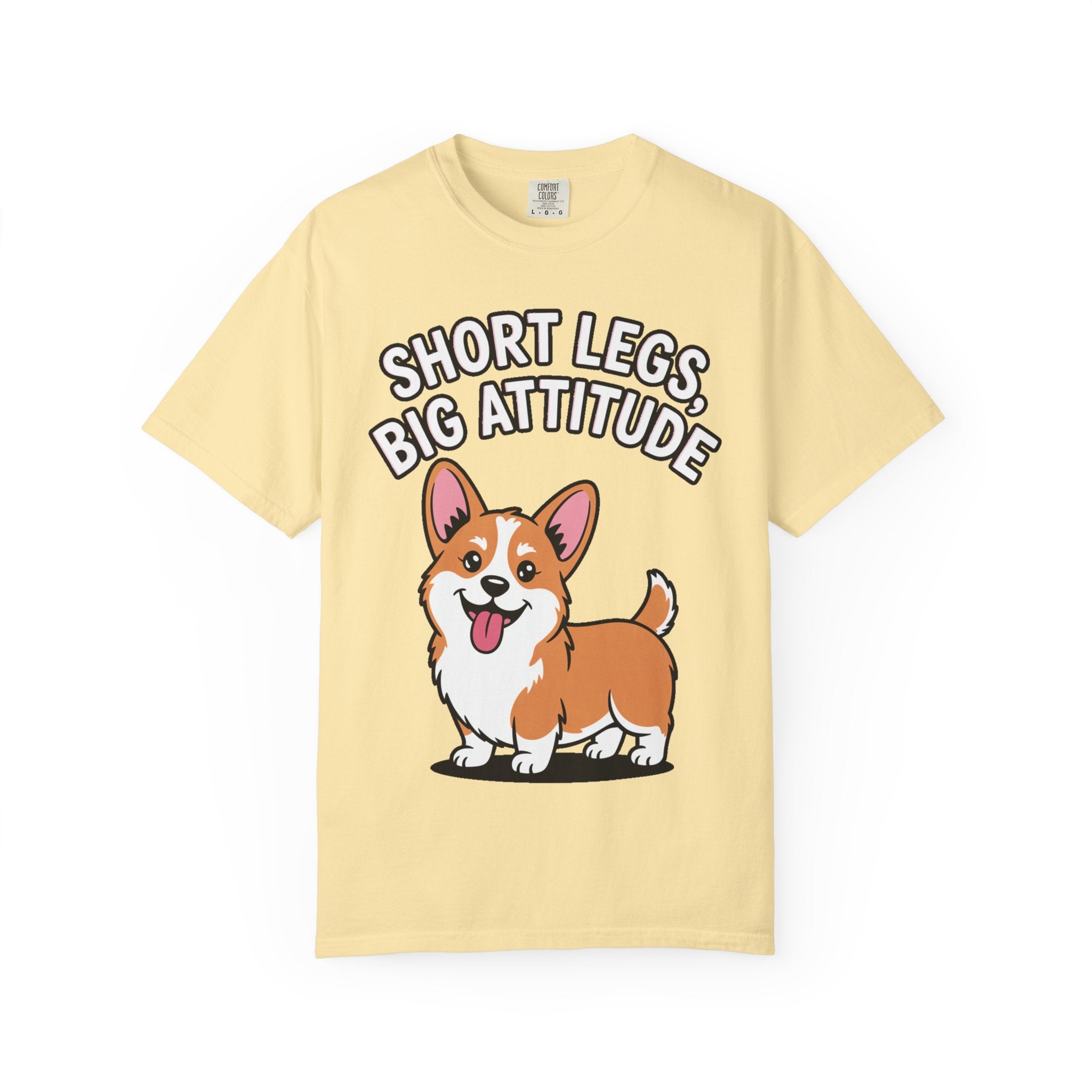 Short Legs Big Attitude Corgi Shirt, Funny Corgi T-Shirt, Cute Dog Lover Gift, Corgi Mom Dad Tee, Sassy Dog Graphic Shirt