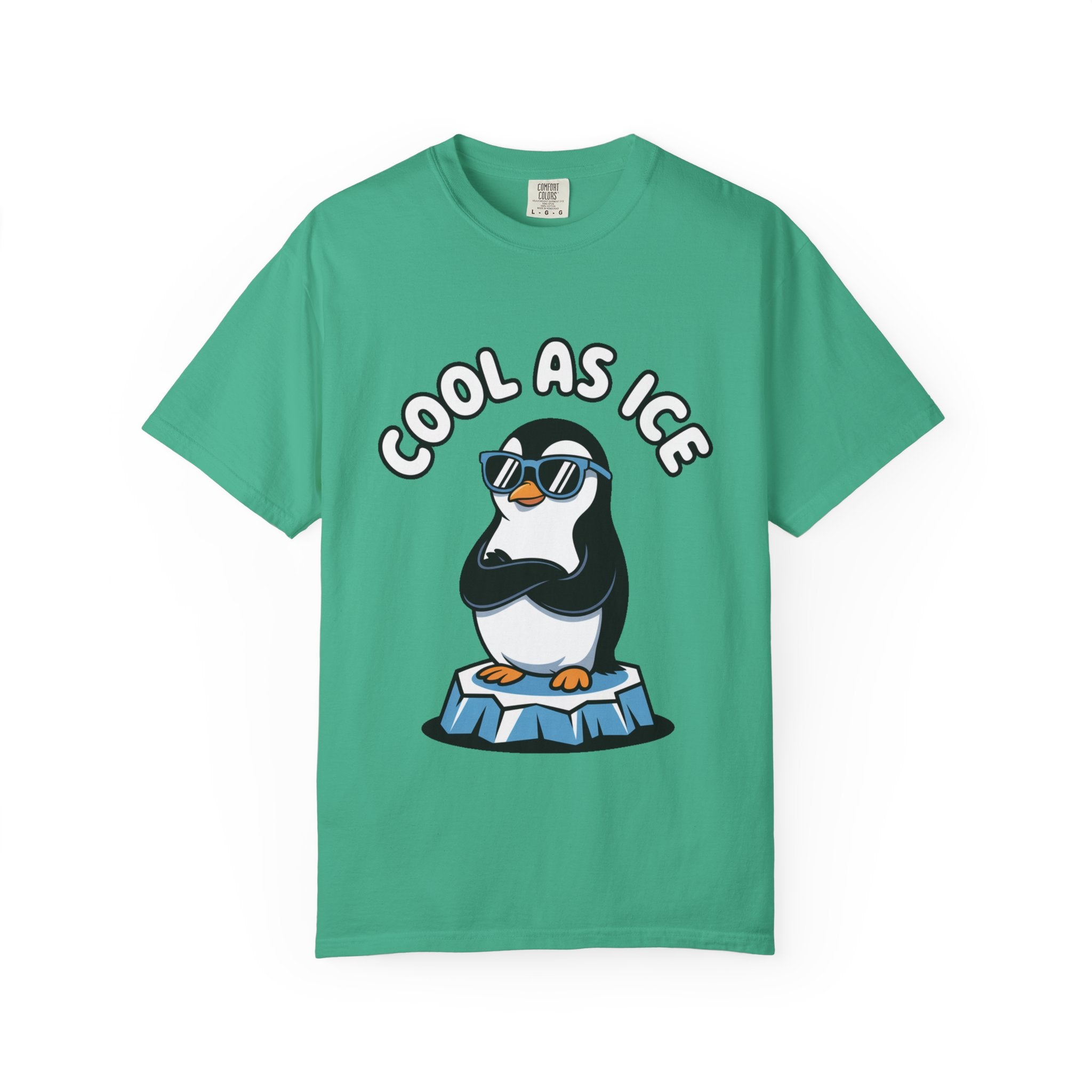 Cool As Ice Penguin Shirt, Funny Sunglasses Penguin T-Shirt, Cute Winter Animal Tee, Ice Block Bird Lover Gift