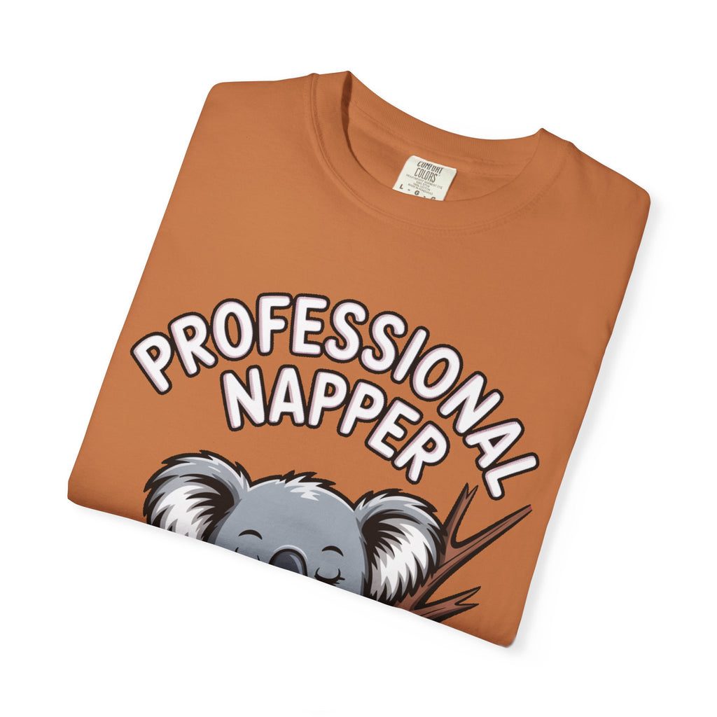 Professional Napper Koala Shirt, Funny Koala T-Shirt, Cute Sleepy Animal Tee, Nap Lover Gift, Cozy Koala Graphic Tee