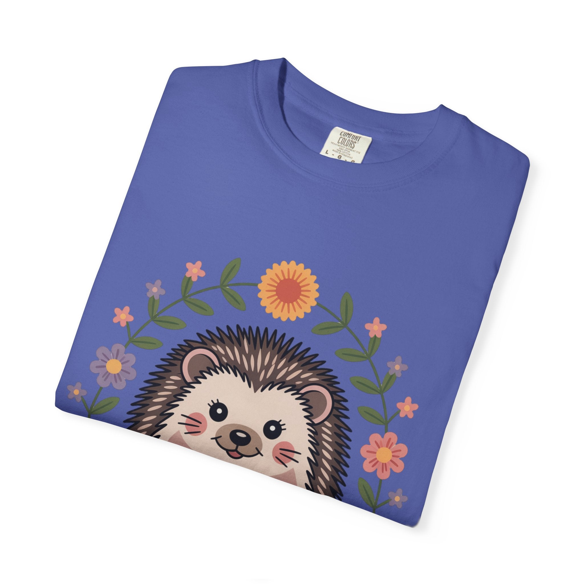 Floral Hedgehog T-Shirt