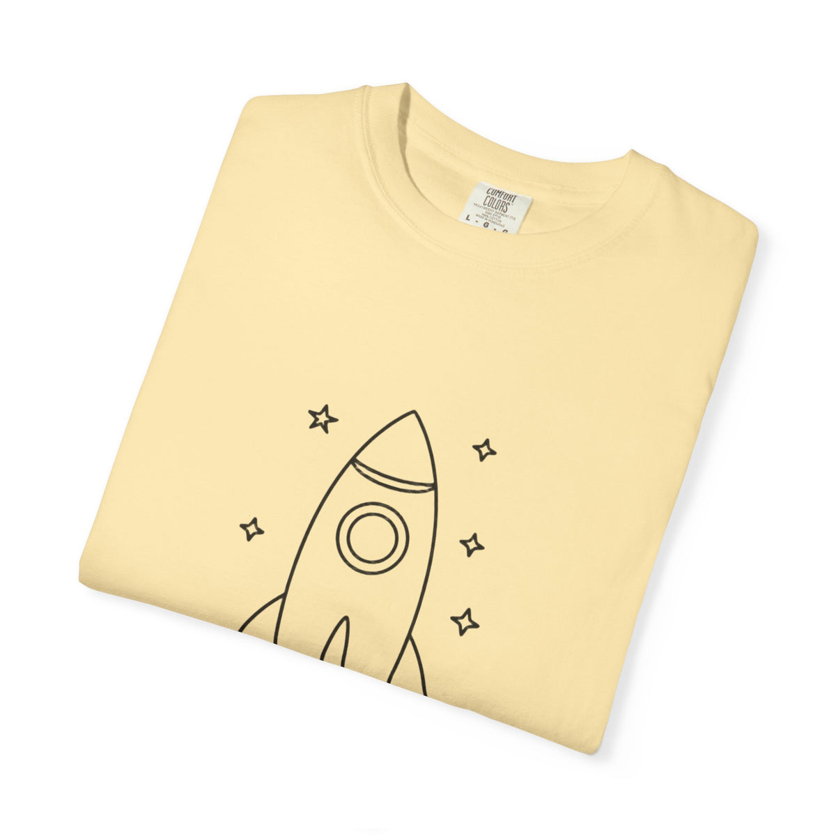 Rocket Ship Line Art Shirt, Minimalist Chase The Stars T-Shirt, Single Line Space Tee, Cute Rocket Tattoo Style Shirt Gift