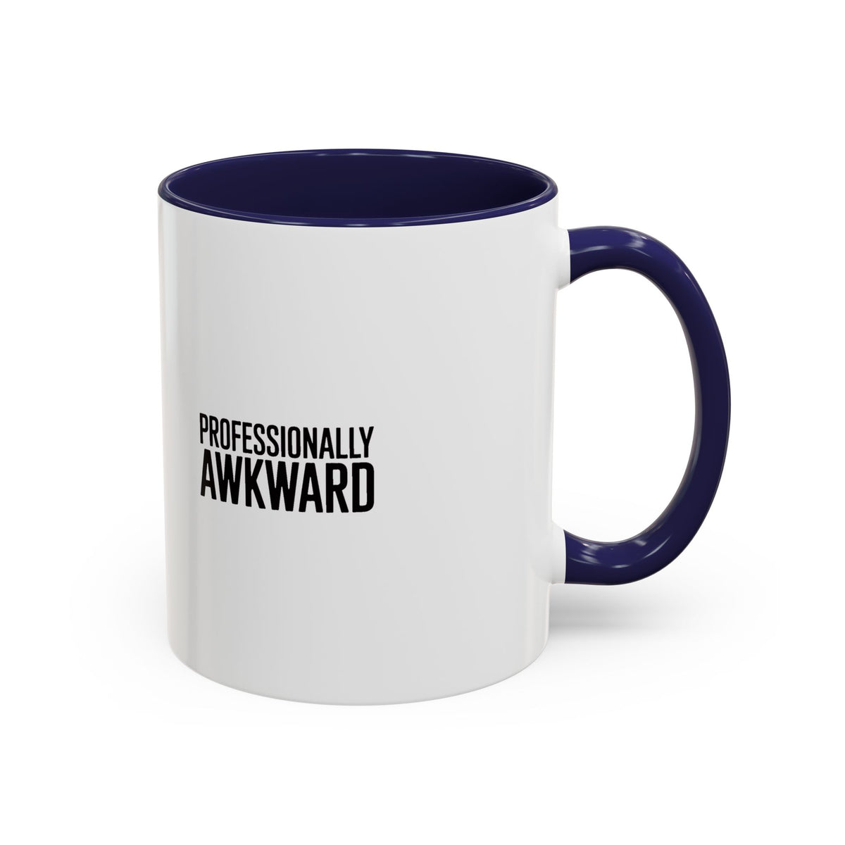 Professionally Awkward Mug, Funny Sarcastic Coffee Mug, Introvert Gift, Bold Typography Coworker Gift, Awkward Office Mug