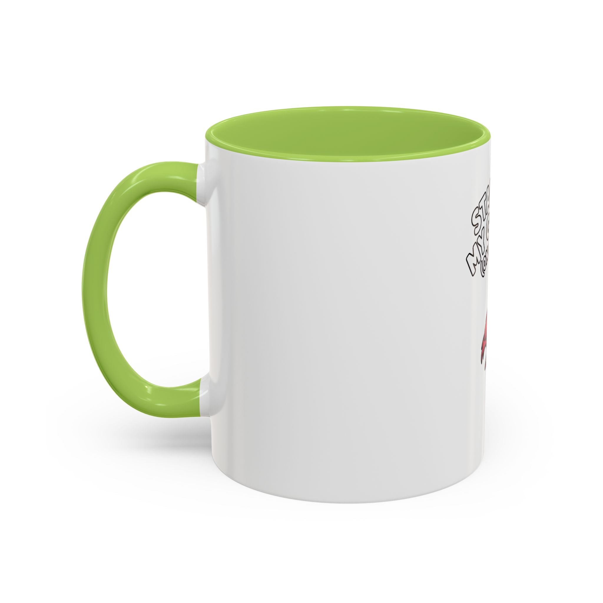 Standing My Ground Flamingo Mug, Funny One Leg Flamingo Coffee Cup, Sassy Bird Lover Gift, Cute Cartoon Flamingo Accent Mug