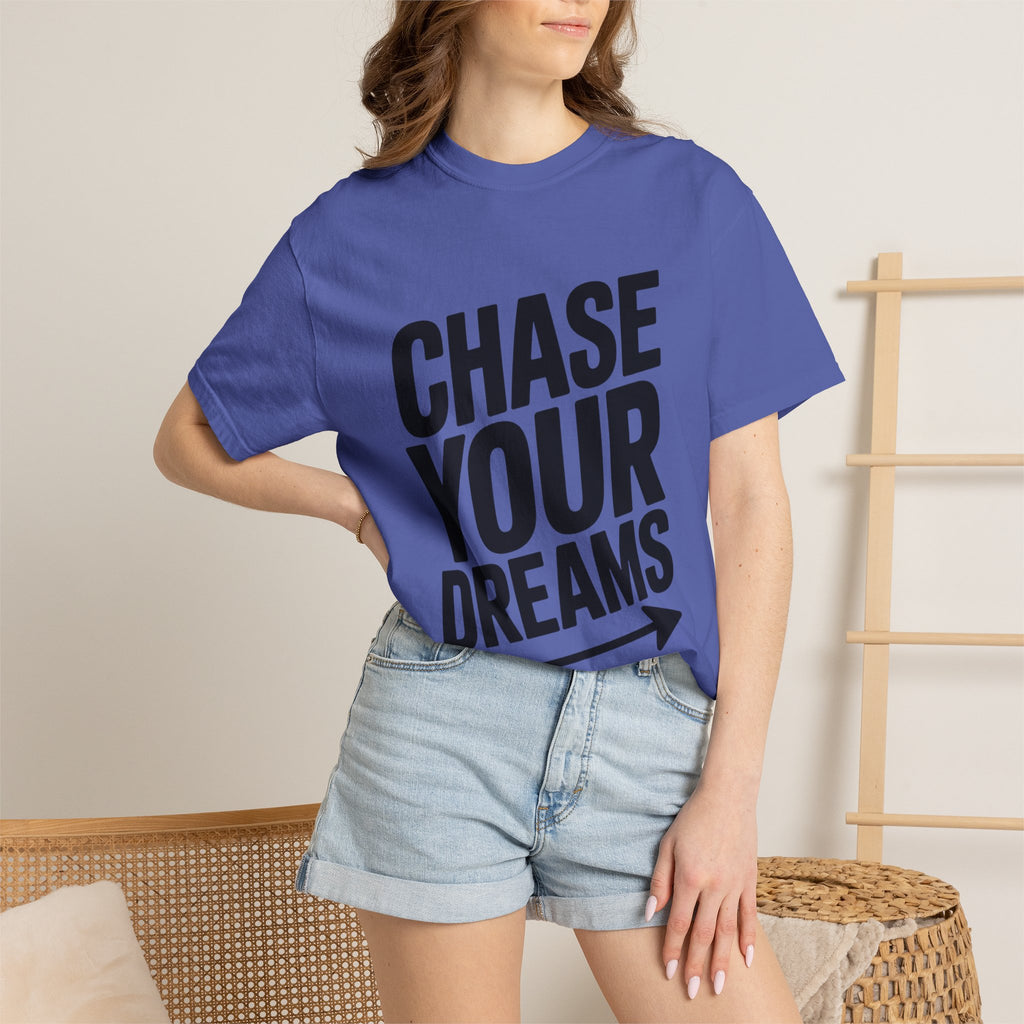 Chase Your Dreams Typography T-Shirt